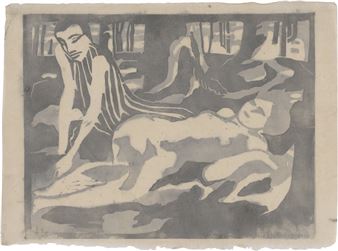 Liegende - Walther Bötticher