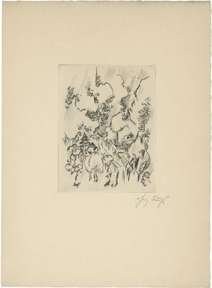 6 Radierungen - Heinz Fuchs