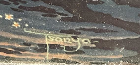 Tsanya Marygold | Antique 1920's Art Nouveau Signed Tsanya