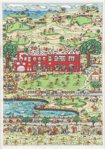 James Rizzi | Women Who Workout (1989) | MutualArt