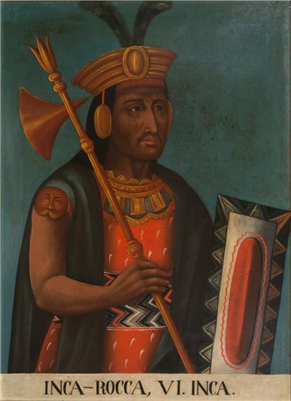 Virreinal School, 18th Century | Genealogy of the fourteen Inca kings ...