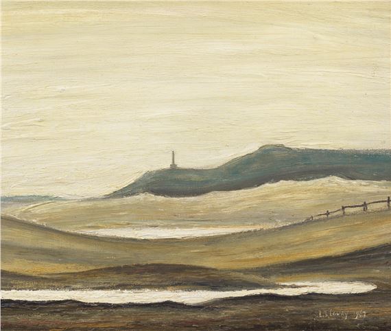 Holcombe Moor by Laurence Stephen Lowry, 1967