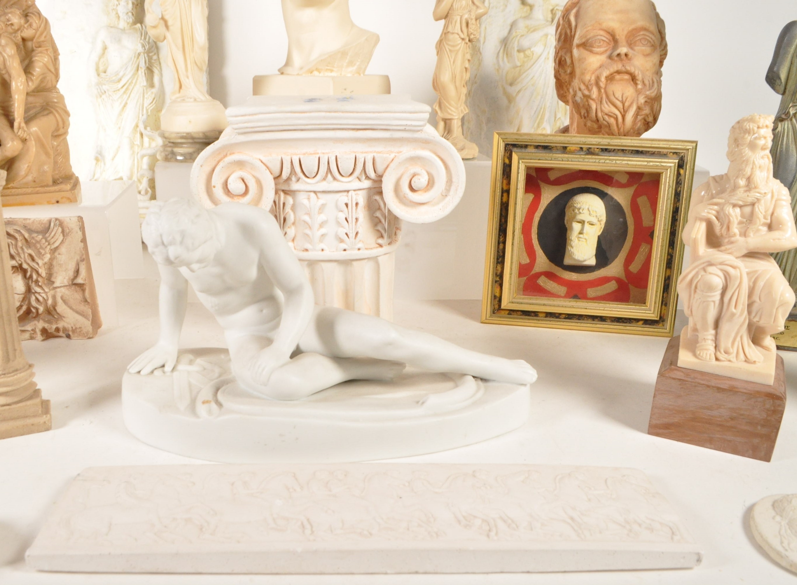 Michelangelo | COLLECTION OF LATE 20TH CENTURY PLASTER AND RESIN GREEK ...