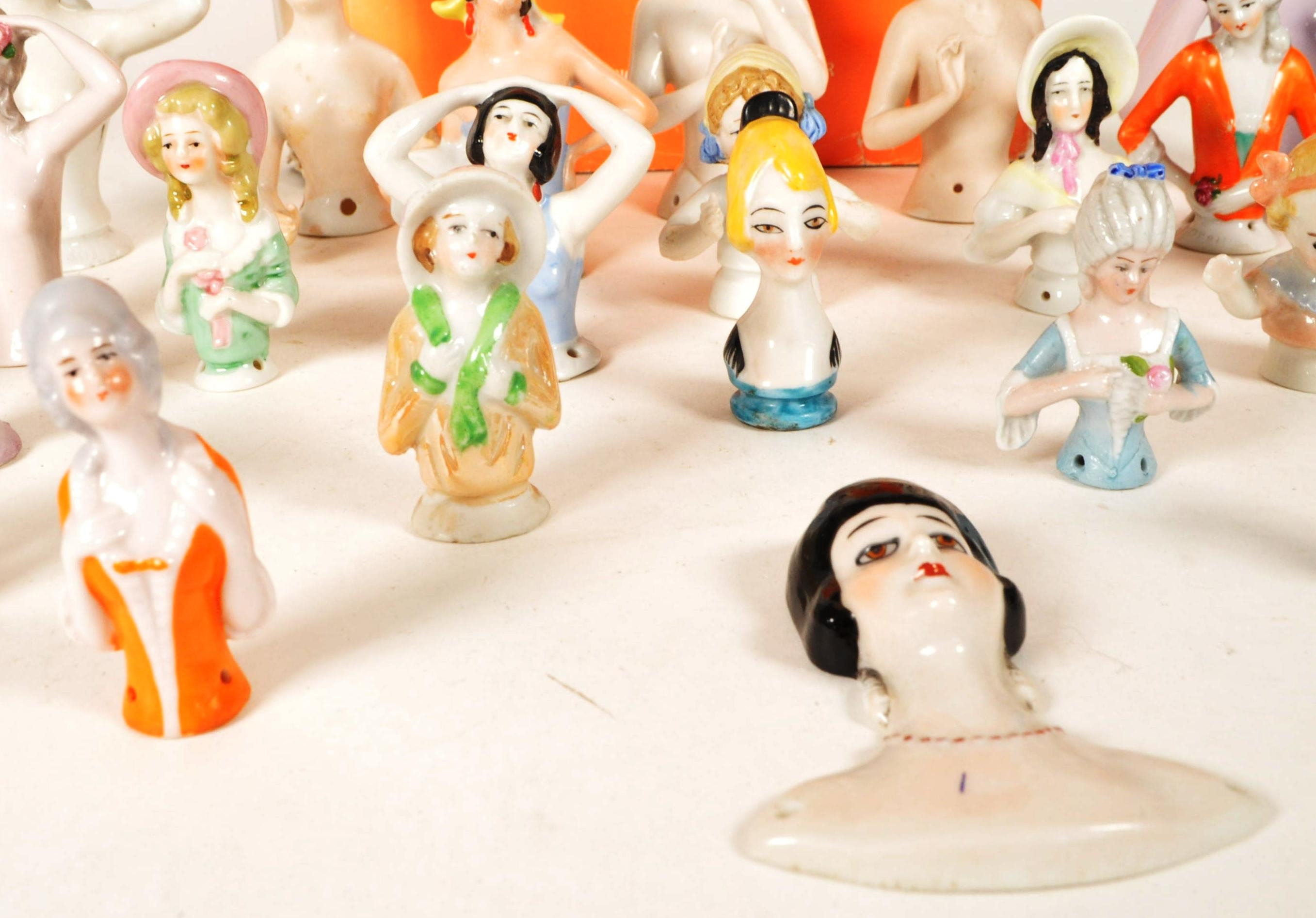 Marion | COLLECTION OF 20TH CENTURY PORCELAIN PIN CUSHION HALF DOLLS ...