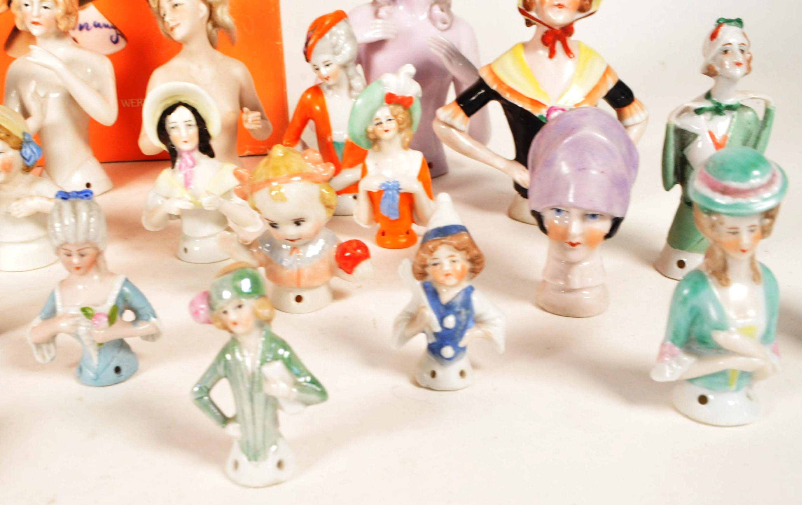 Marion | COLLECTION OF 20TH CENTURY PORCELAIN PIN CUSHION HALF DOLLS ...