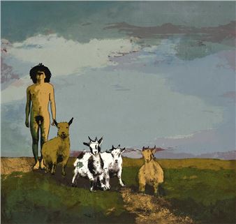 Alone with Goats Series - Alberr Shomaly
