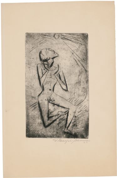 Anbetung by Dorothea Maetzel-Johannsen, 1921