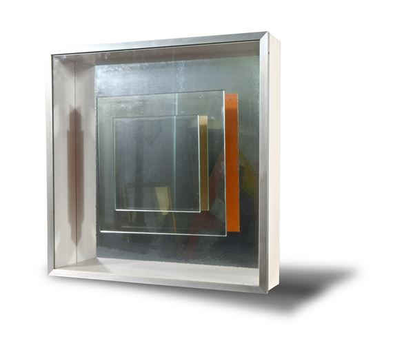 Mirror object by Christian Megert, 1974