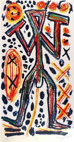 Standart by A.R. Penck, 1990