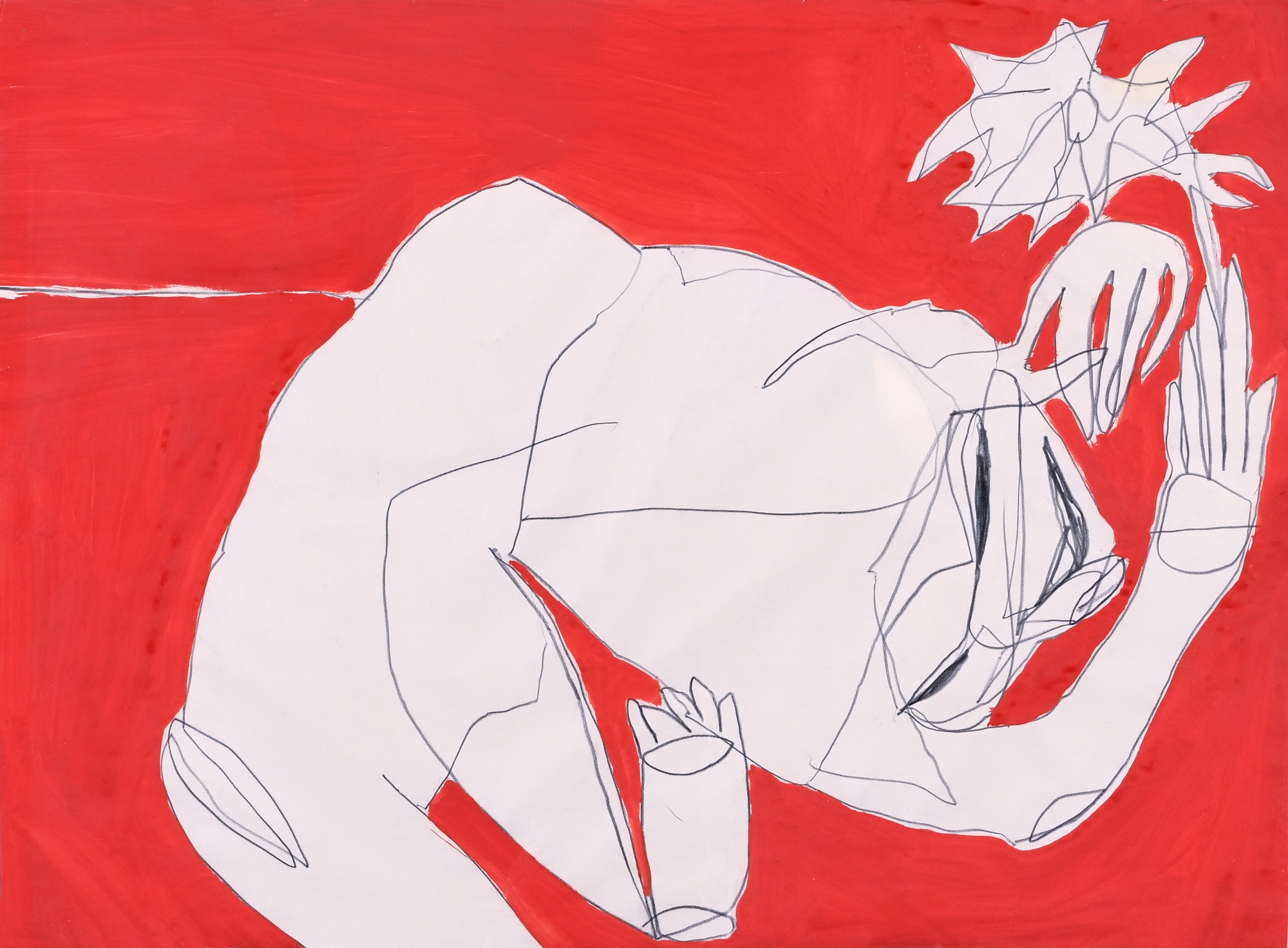 Artwork by Klaudia Schifferle, Untitled, Made of Gouache and graphite on paper