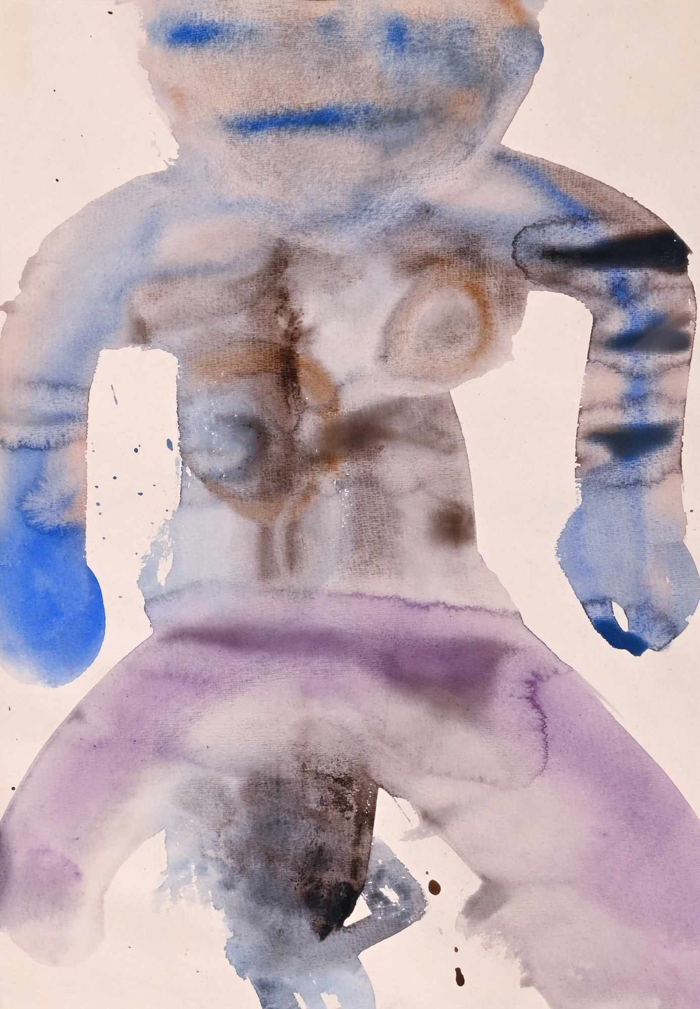 Artwork by Klaudia Schifferle, Jonglierter Traum, Made of watercolor on paper