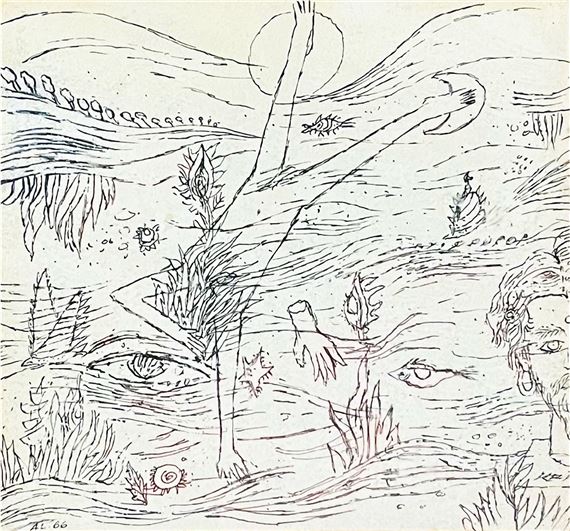 Latiff Mohidin | Untitled, 1966 (1966) | MutualArt