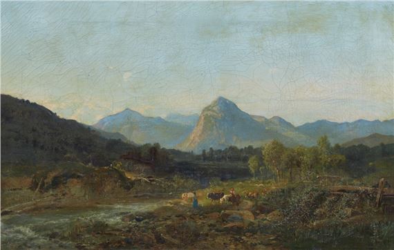 The valley of Cureggia near Lugano - Ambrogio Preda
