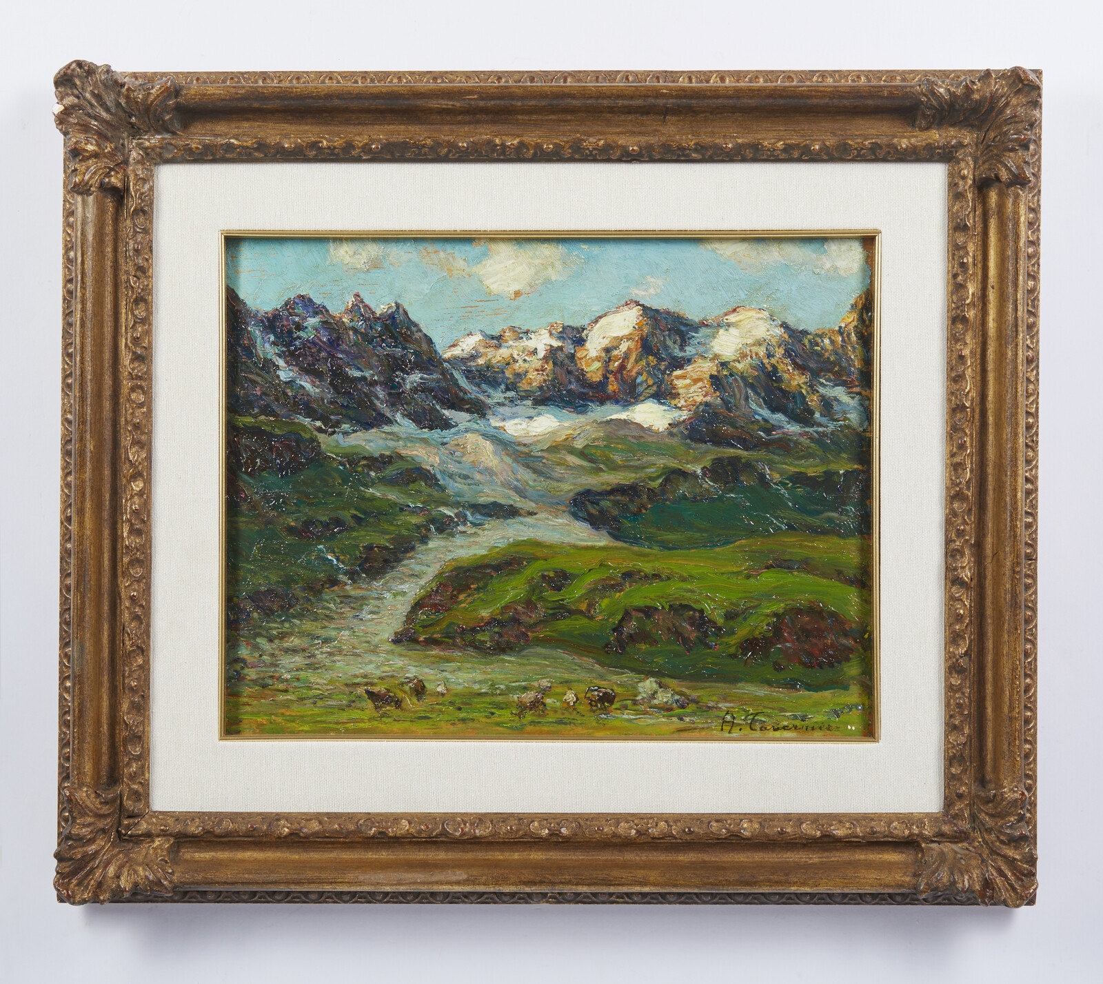 Andrea Tavernier | Alpine landscape | MutualArt