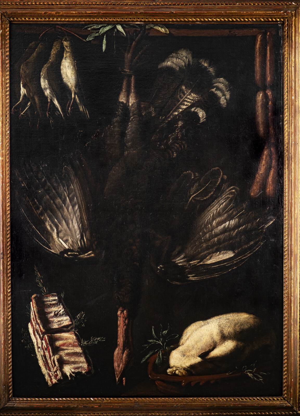 Artwork by Jacopo Chimenti, Still life with game, Made of oil on canvas