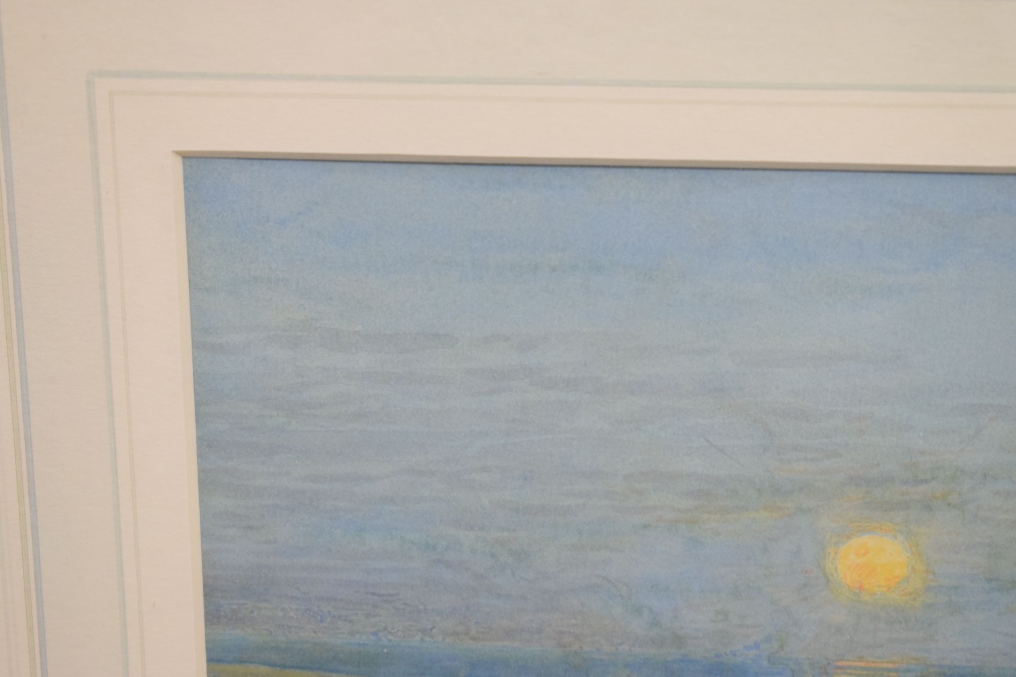 Artwork by Alfred Fitzwalter Grace, A shepherd and figures on a clifftop, Made of watercolour