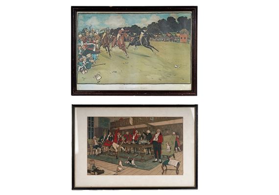 The Bluemarket Races and The Fallowfield Hunt Supper | prints by Cecil Aldin