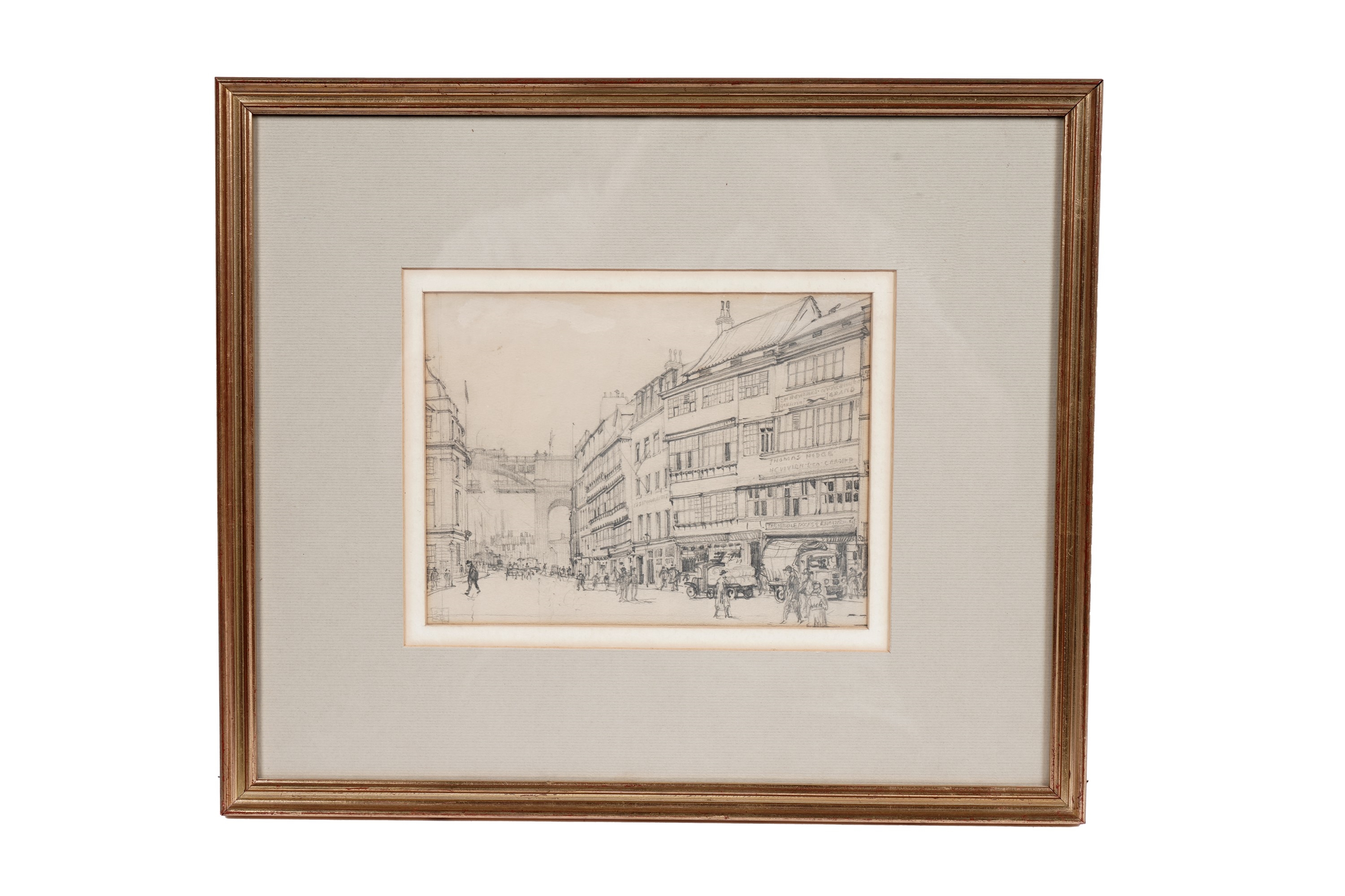 Robert John Scott Bertram | High Level Bridge from Sandhill | drawing ...