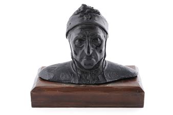 Bust of Dante Alighieri | bronze - Sabatino de Angelis