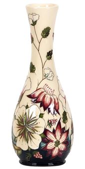 MOORCROFT Large 21cm x 8cm x 8cm VASE - Alicia Amison