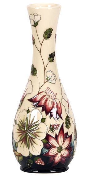 MOORCROFT Large 21cm x 8cm x 8cm VASE - Alicia Amison