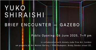 Yuko Shiraishi: Brief Encounter: Gazebo - Ani Molnár Gallery, am projects