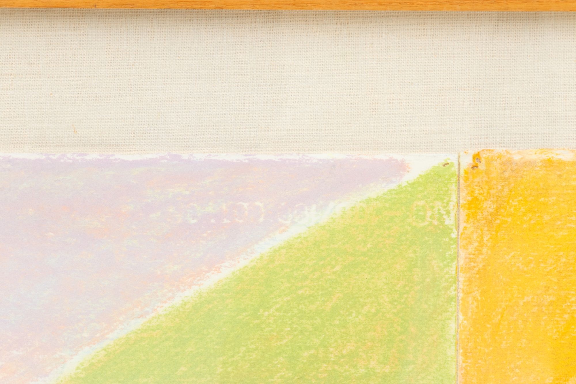 Artwork by Susan Crile, Susan Crile (American, B. 1942) Pastel on Paper, 1983, Untitled Triptych H 22" W 89", Made of pastel on paper