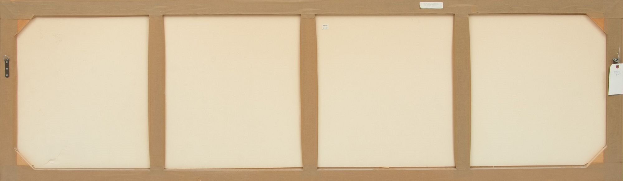 Artwork by Susan Crile, Susan Crile (American, B. 1942) Pastel on Paper, 1983, Untitled Triptych H 22" W 89", Made of pastel on paper
