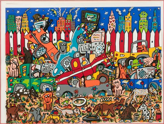 JAMES RIZZI 1989年作JUNK YARD DOGS 175/13 JAMES RIZZI 1989年作JUNK YARD DOGS 175/13