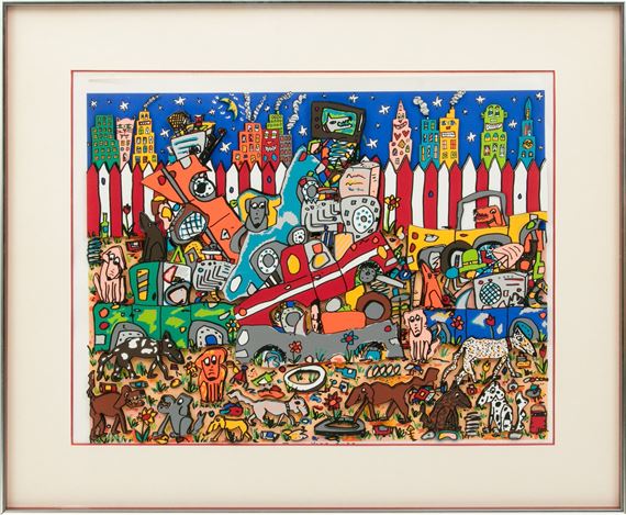 JAMES RIZZI 1989年作JUNK YARD DOGS 175/13 JAMES RIZZI 1989年作JUNK YARD DOGS 175/13 James Rizzi | Junk
