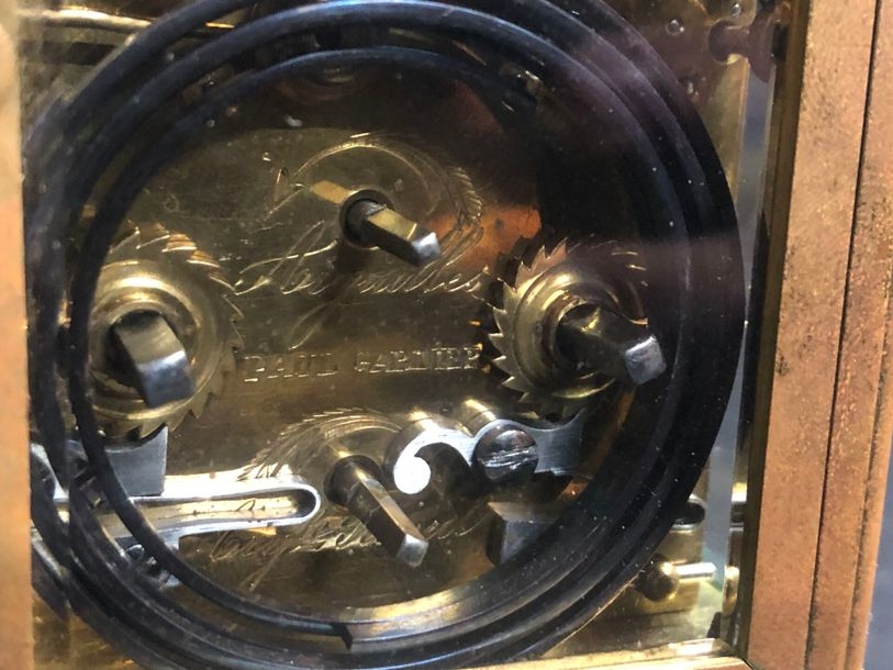 Artwork by Paul Garnier, Officer's PENDULETTE, Made of Brass