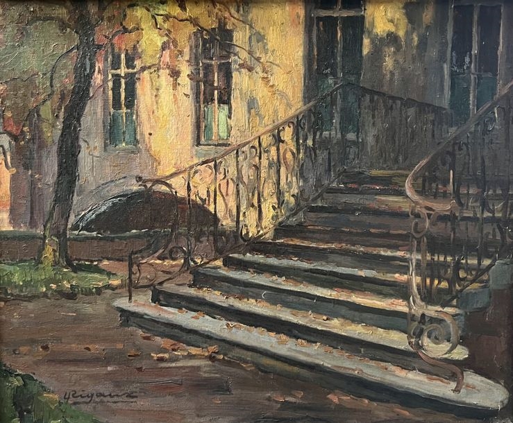 Louis Rigaux | Stoop of a house | MutualArt