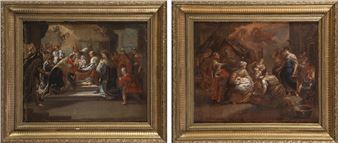 "La Cincuncisión de El Niño Jesús" y "El nacimiento de La Virgen" - Manuel Peti