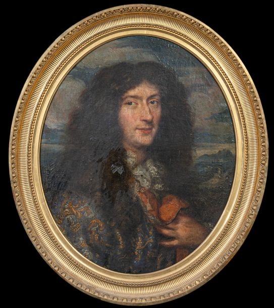 Artwork by French School, 20th Century, Portrait of a man, Made of Oil on canvas