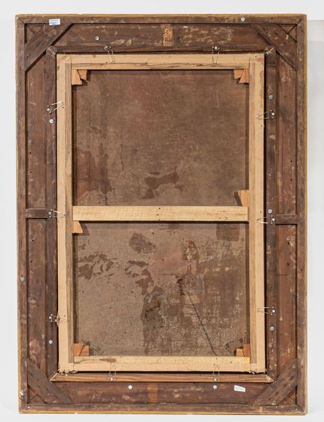 Artwork by Jacques Gay, Galloper's stall, Made of Oil on canvas