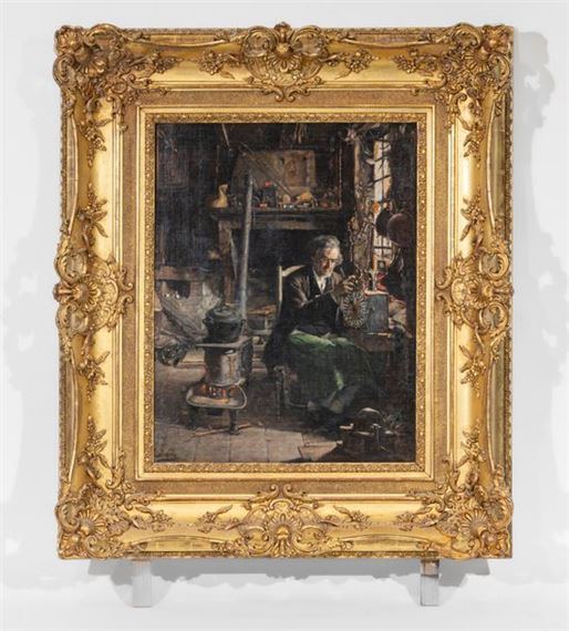 The clock repairer's workshop