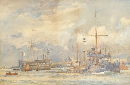 watercolour by Bernard Finegan Gribble