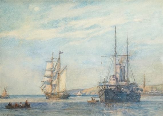 watercolour by Bernard Finegan Gribble