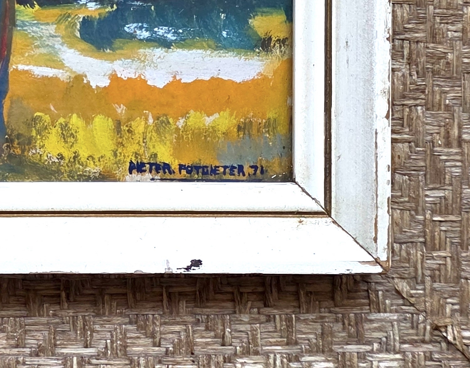 Artwork by Pieter Potgieter, VELD EN VLEI, Made of gouache on card