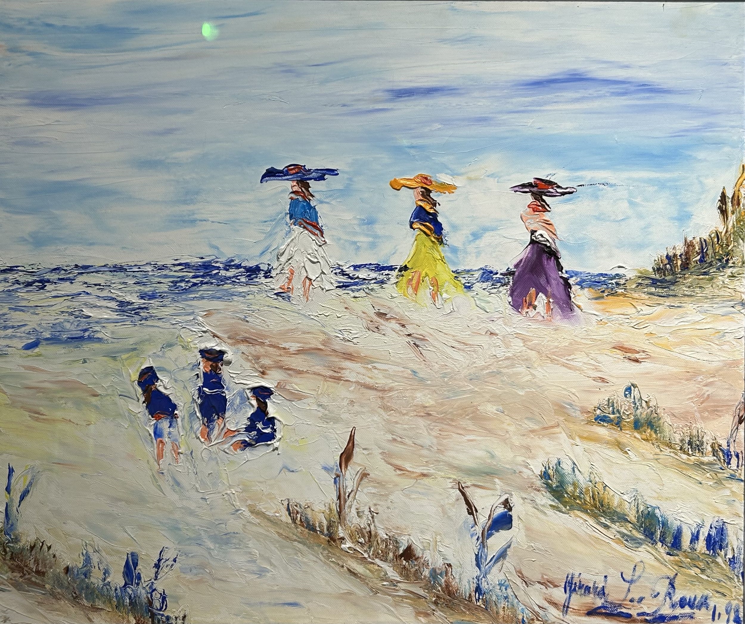 Gérard le Roux | Balade sur la plage | MutualArt