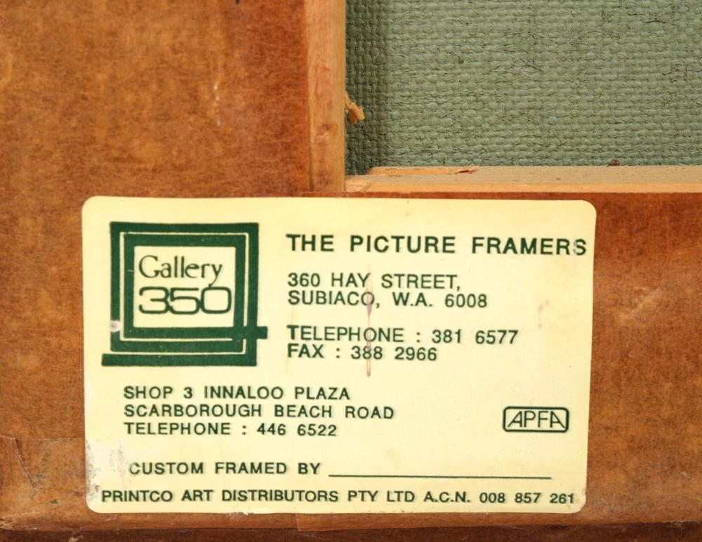 Artwork by Ray Crooke, Fijian Lagoon, Made of oil on canvas