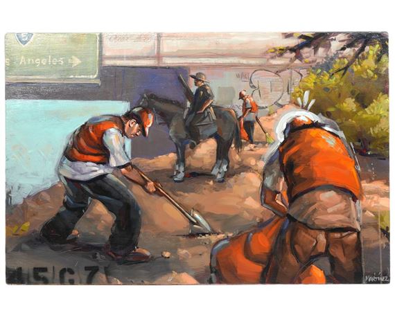 Patrick Martinez Los Angeles Oil Painting by Patrick Martinez, 2006