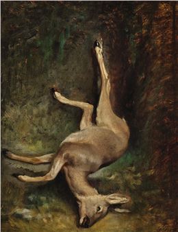 Still Life with Dead Roe Deer - Monogrammist F.G.