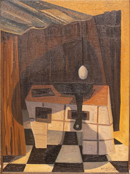 "Interior cubista" by Alejandro Vainstein, 59