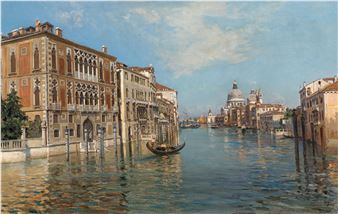 Canal Grande and Santa Maria della Salute, Venice - Bernardo Hay