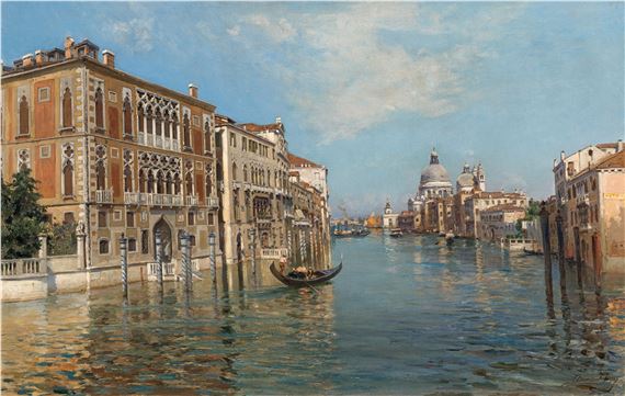 Canal Grande and Santa Maria della Salute, Venice - Bernardo Hay