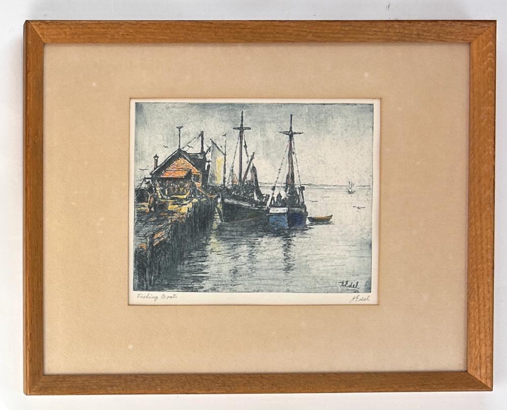 Albert Edel | Fishing Boats | MutualArt