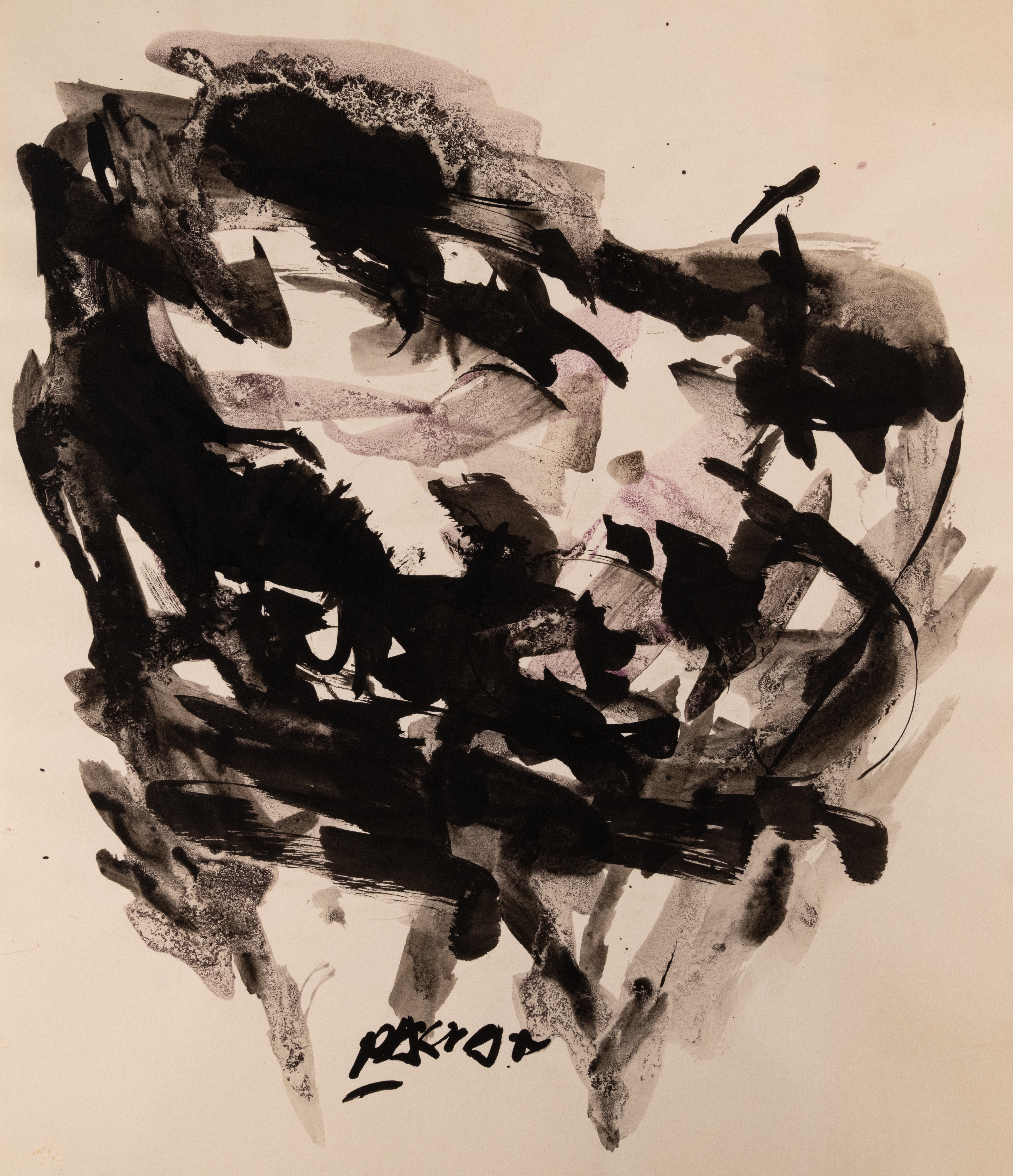 Artwork by Reuben Nakian, Reuben Nakian ( American 1897-1986) Hecuba Series Ink & Wash On Paper 1962, Made of India Ink & Wash on Paper