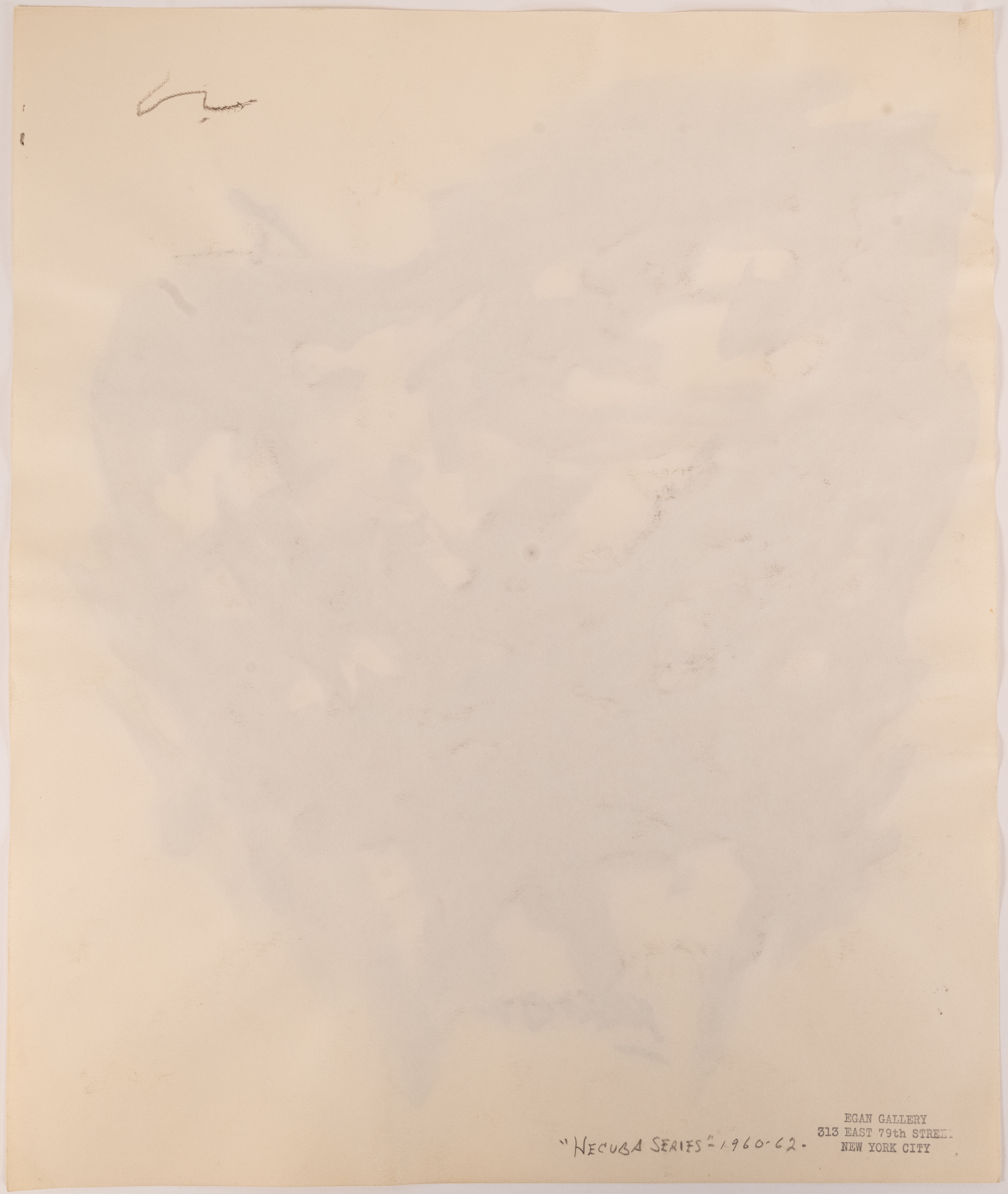 Artwork by Reuben Nakian, Reuben Nakian ( American 1897-1986) Hecuba Series Ink & Wash On Paper 1962, Made of India Ink & Wash on Paper