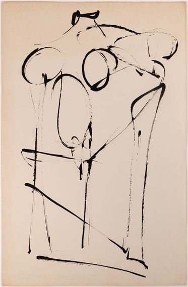 Reuben Nakian ( American 1897-1986) Venus Ink on Paper 1952